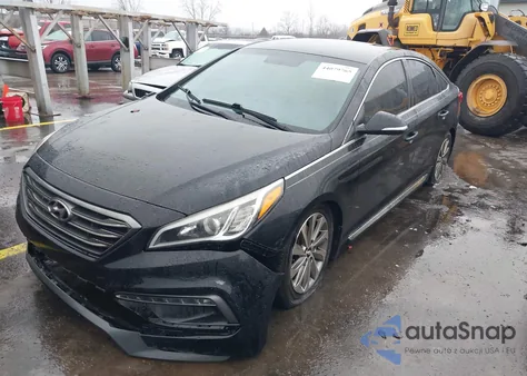 2017 Hyundai Sonata Sport z USA, uszkodzony, nr VIN 5NPE34AF1HH478742